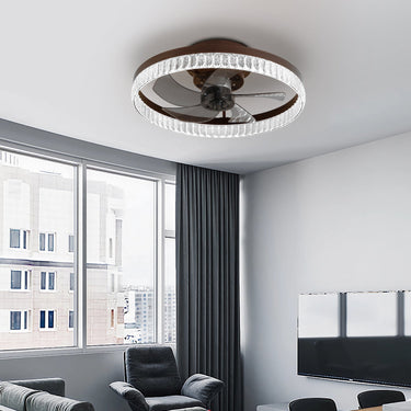 Simple Ring Ceiling Fan Light - LUUGAA