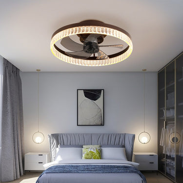 Simple Ring Ceiling Fan Light - LUUGAA