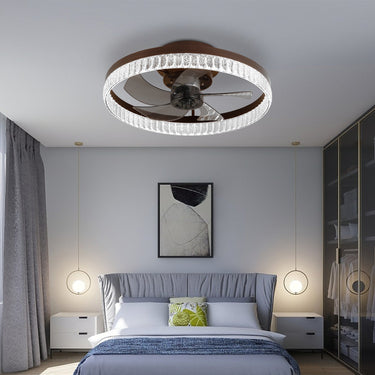 Simple Ring Ceiling Fan Light - LUUGAA