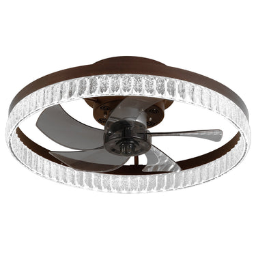 Simple Ring Ceiling Fan Light - LUUGAA