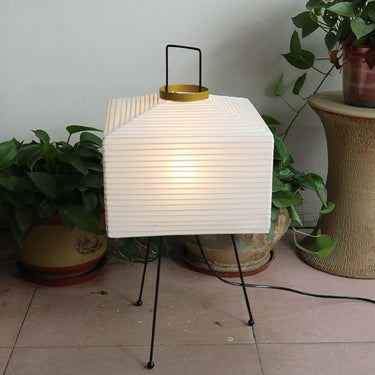 Square Rice Paper Floor Lamp - LUUGAA