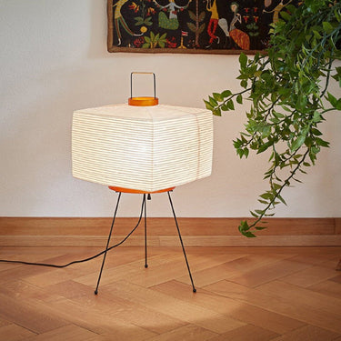 Square Rice Paper Floor Lamp - LUUGAA