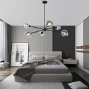 Staggered Glass 6 Light Chandelier - LUUGAA