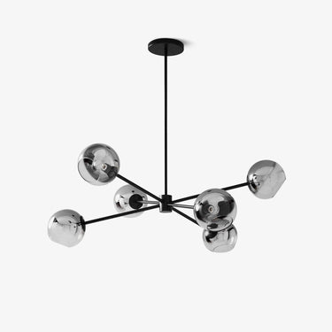 Staggered Glass 6 Light Chandelier - LUUGAA