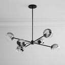 Staggered Glass 6 Light Chandelier - LUUGAA
