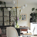 Staggered Glass 6 Light Chandelier - LUUGAA
