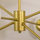 Staggered Glass 6 Light Chandelier - LUUGAA