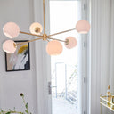 Staggered Glass 6 Light Chandelier - LUUGAA