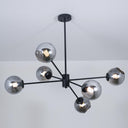 Staggered Glass 6 Light Chandelier - LUUGAA