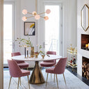 Staggered Glass 6 Light Chandelier - LUUGAA