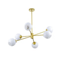 Staggered Glass 6 Light Chandelier - LUUGAA