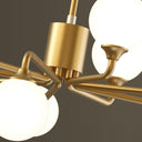 Staggered Glass Globes Chandelier - LUUGAA