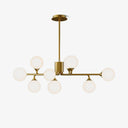 Staggered Glass Globes Chandelier - LUUGAA