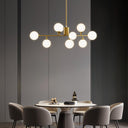 Staggered Glass Globes Chandelier - LUUGAA