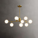 Staggered Glass Globes Chandelier - LUUGAA