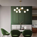 Staggered Glass Globes Chandelier - LUUGAA