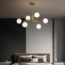 Staggered Glass Globes Chandelier - LUUGAA