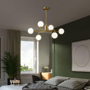 Staggered Glass Globes Chandelier - LUUGAA