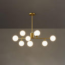 Staggered Glass Globes Chandelier - LUUGAA