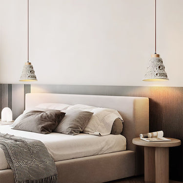 Stone Bell Pendant Light - LUUGAA