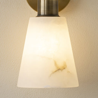 Tapered Alabaster Wall Sconce - LUUGAA