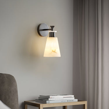 Tapered Alabaster Wall Sconce - LUUGAA