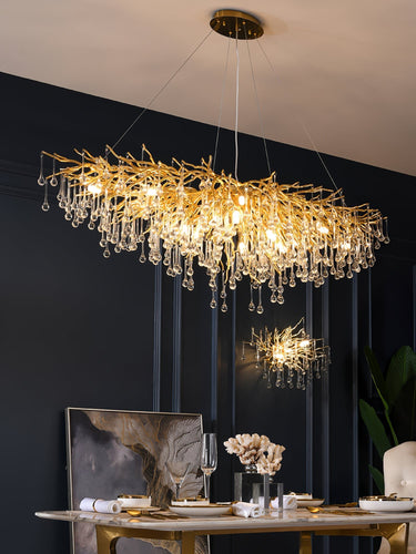 Teardrop Crystal Chandelier - LUUGAA
