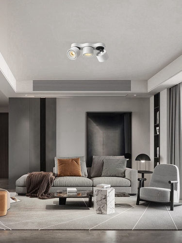Three heads Rotating Folding Ceiling Lamp - LUUGAA