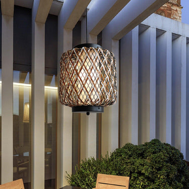 Time Village Rattan Woven Pendant Light - LUUGAA