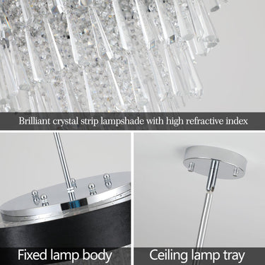 Unique Tiered Crystal Chandelier - LUUGAA