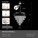 Unique Tiered Crystal Chandelier - LUUGAA