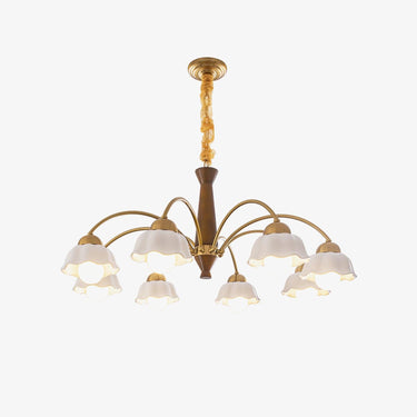 Vera Modern Brass Chandelier - LUUGAA