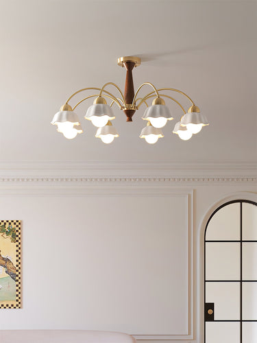 Vera Modern Brass Chandelier - LUUGAA