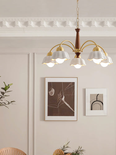 Vera Modern Brass Chandelier - LUUGAA