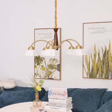 Vera Modern Brass Chandelier - LUUGAA