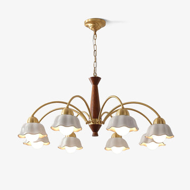 Vera Modern Brass Chandelier - LUUGAA