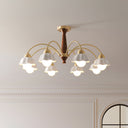Vera Modern Brass Chandelier - LUUGAA