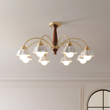 Vera Modern Brass Chandelier - LUUGAA
