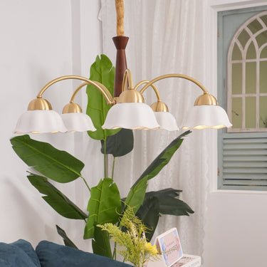 Vera Modern Brass Chandelier - LUUGAA
