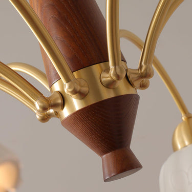 Vera Modern Brass Chandelier - LUUGAA