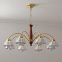 Vera Modern Brass Chandelier - LUUGAA