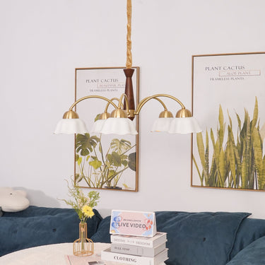 Vera Modern Brass Chandelier - LUUGAA