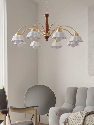 Vera Modern Brass Chandelier - LUUGAA