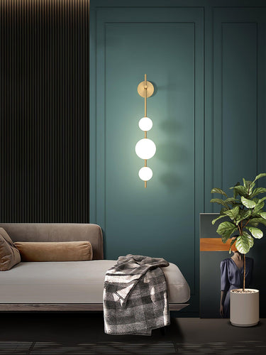 Vertical Globe Wall Lamp - LUUGAA