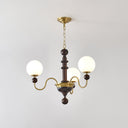 Vintage Curved Sphere Chandelier - LUUGAA