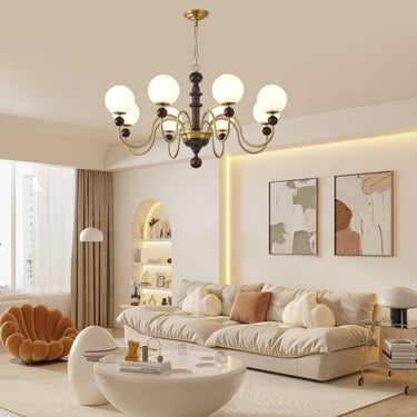Vintage Curved Sphere Chandelier - LUUGAA
