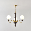 Vintage Curved Sphere Chandelier - LUUGAA