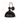 Vintage - Inspired Black Metal Wall Sconce - LUUGAA