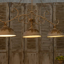 Vintage Off - White Metal Pendant Light - LUUGAA
