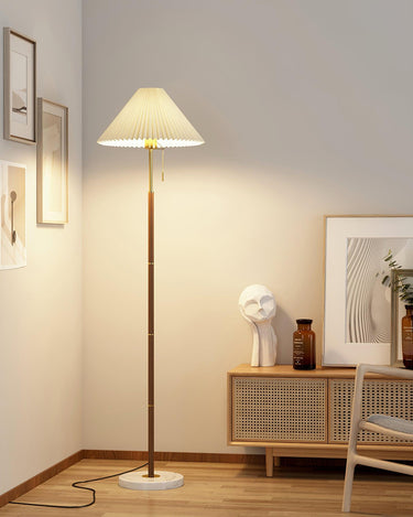 Vintage Pleated Floor Lamp - LUUGAA